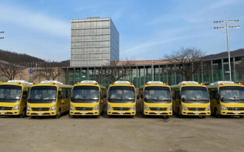 스쿨버스 2022년 카운티 어린이통학버스 초장축