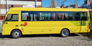 스쿨버스 2023년 형 카운티 33인승 어린이 통학버스 차량 외부